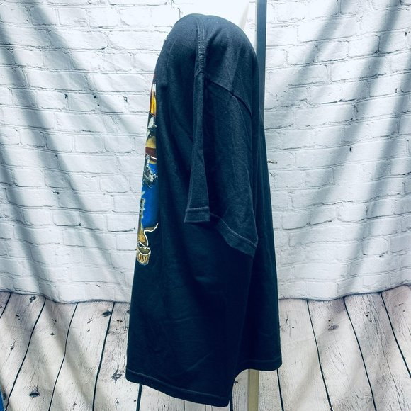 Marines USMC Black 2XL T-Shirt Scream Eagle NWT Bayside True American Made - Picture 6 of 9